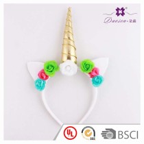 Rose Flower Horn unicorn ears headband unicorn horn hair band lover gift birthday gift idea to new parents