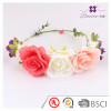 Wholesale Manufacturer Wedding Bridal Flower Crown with Colorful Flowers