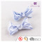 2017 Wholesale Handmade Satin Ribbon Bow Hair Clip in Pink in Blue in Cream for Baby Girl