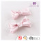 2017 Wholesale Handmade Satin Ribbon Bow Hair Clip in Pink in Blue in Cream for Baby Girl
