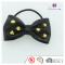BSCI Audit Factory Hotsell Girls Wholesale Ponytail Holder Gold Studs PU Leather Bow Hair Tie Bracelet