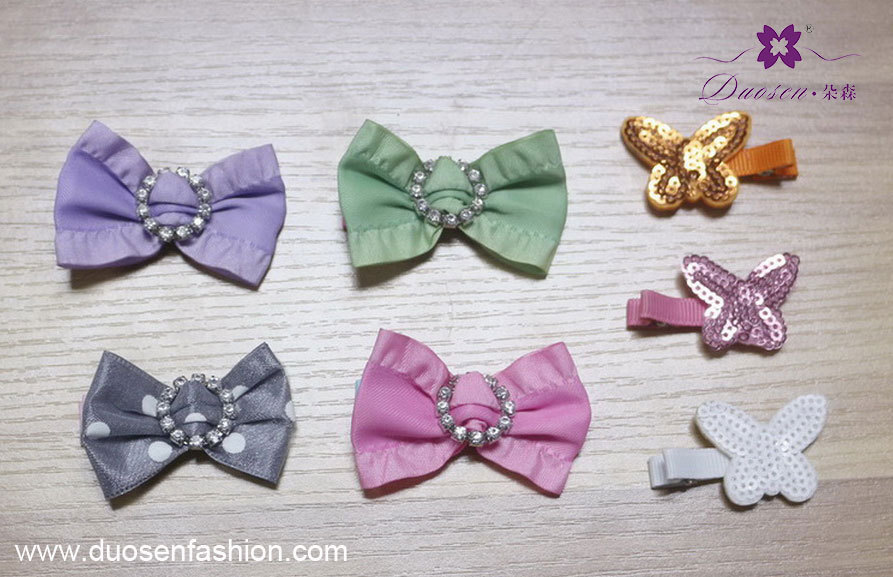cute ribbon bow hair clip