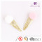 Pink Color Pompom Ball Baby Hair Clip Wholesale for Baby Girl