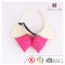 Custom Design Cream Cat Ears Alice Band with Fuschia Bow for Party Decoration