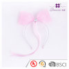 Pink Big Wide Bowknot  Wig Hair Bend  for Girls  Wig Head band with bow