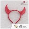 Wholesale Price Evil Style Custom Hollween Hairband Red Evil Horn Hairband
