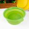Food grade silicone collapsible bowl for pet