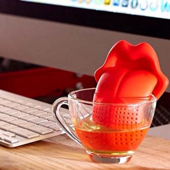 wholesale new custom tongue shape tea infuser