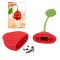 Food grade silicone china top sell Strawberry shape tea infuser silicone