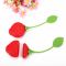 Food grade silicone china top sell Strawberry shape tea infuser silicone