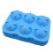 food grade 6 cavities ball shape ice cube tray