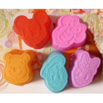 Silicone Mickey mouse cake mold Cute animals shape cake mould Ice cream mould