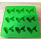 FDA heart shape silicone ice cube tray personalized silicon ice mold