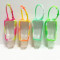 BBW silicone Hand sanitizer holder Colored rectangle shape