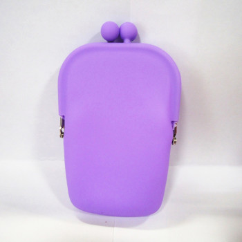 Fashionable and colorful silicone cosmetic bag for ladies candy color silicone cosmetic bag