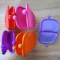 Fashionable and colorful silicone cosmetic bag for ladies candy color silicone cosmetic bag