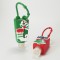 3D hand gel holder silicone sanitizer customized for Christmas
