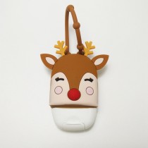 Reindeer silicone holder for hand sanitizer