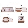 Fancy paper foldable box/printed foldable box/Rectangular gift box