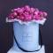 Fancy Luxury paper round hat flower box Cylindrical flower box