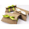 Recycle kraft paper pillow gift box design/pillow boxes template in EECA