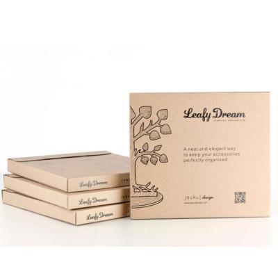 China Jewelry Paper Box/square paper gift box/kraft foldable box/square folding box for jewelry Supplier