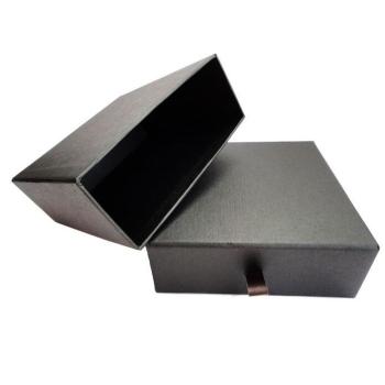 2017 Custom logo printed black drawer paper gift box clothes boxes packaging gift boxes