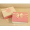 2017 Rectangular gift box beautiful customized made cosmetic glove gift packaging box with bow tie for wallets