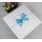 2017 blue and white wedding boxes square gift box bow tie handmade cosmetic packing box for toys clothing packaging box