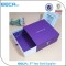 2017 luxury gift paper drawer gift box/garment packaging paper box purple box/perfume paper boxes in china