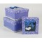2017 square gift box new bow with PVC window fancy transparent gift packaging box design