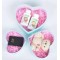 2017 cute empty printed heart shape box cosmetic packing gift cardboard box