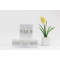 New design custom white paper storage box/square candle packaging box in EECA China