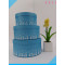 2017 blue color flower box round flower box hat cardboard gift packaging box china supplier in EECA
