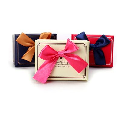 Fashion square box for gift/lid and bases box/Jewelry box with ribbon/Perfume box/Polka Dot Box/Necklace boxes in EECA packaging China