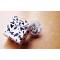 Black and white custom jewelry gift box/jewelry packaging paper box/mini ring box/mini earring box/jewelry box with lid in EECA packaging China