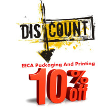 EECA Packaging Printing Company 20th years Celebration activity:All the products 10% OFF!!!