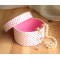 Mini round jewel box/Sweet necklace rectangle gift box pink satin/antique jewelry boxes for sale in China