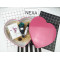 Custom Rosy heart–shaped box/love shaped box/waterproof flower paper with lid made in EECA China