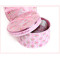 Pink Christmas cardboard round gift box/flower box waterproof hot sale in EECA Packaging China
