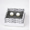 Custom small square jewelry pearl earring box with lid wholesale in EECA Factory