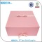 Waterproof foldable gift box with ribbon/Rectangular gift box/pink blue folding box