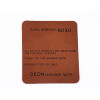 Custom leather label maker brown luggage tag leather strap wholesale in China