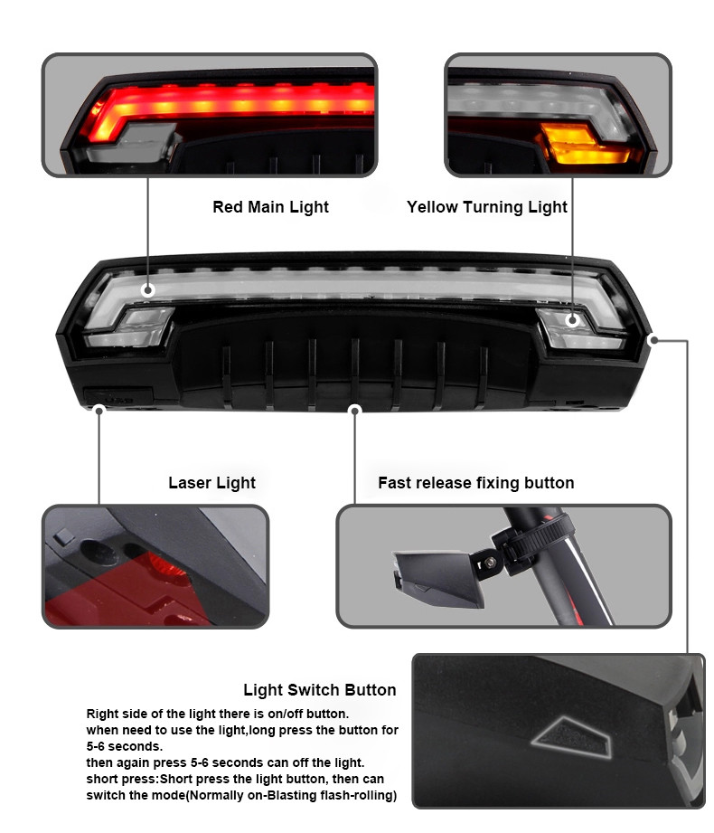 bike tail light manual