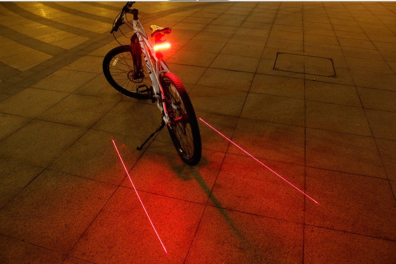 bike tail light laser