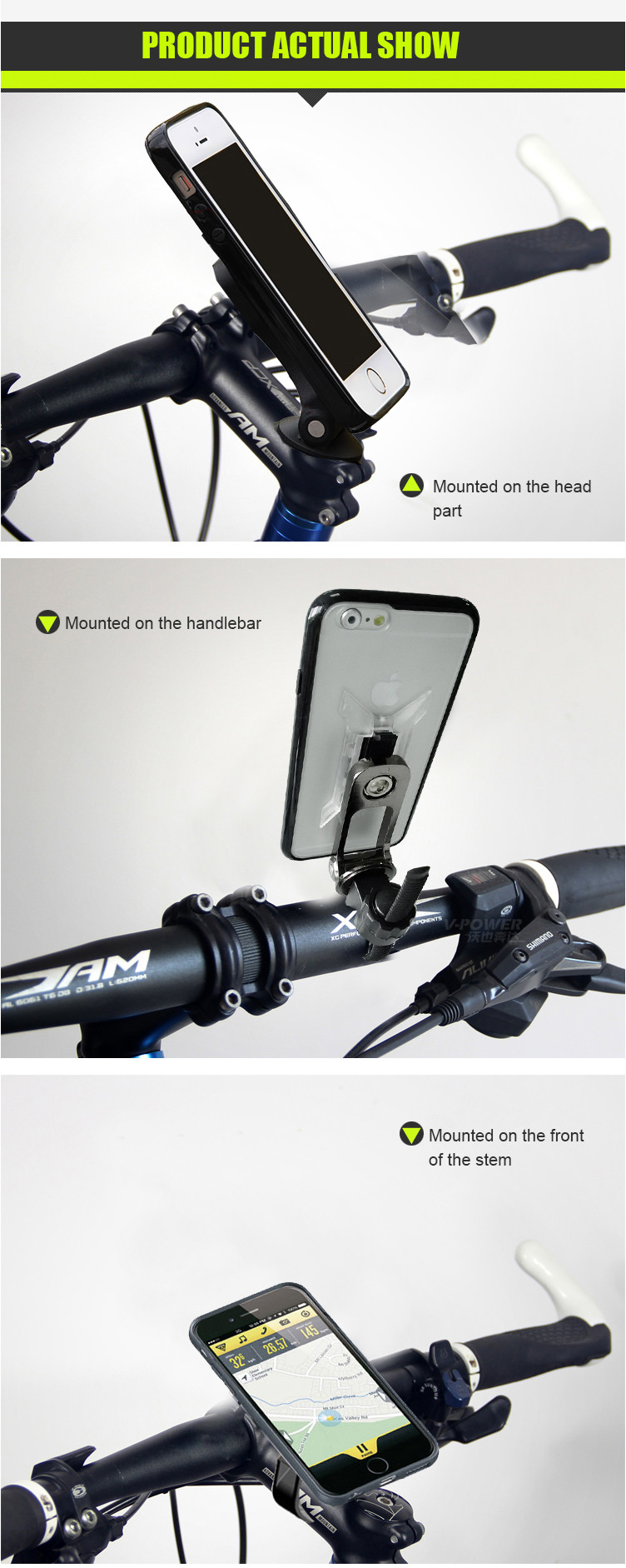 phone mount for bike