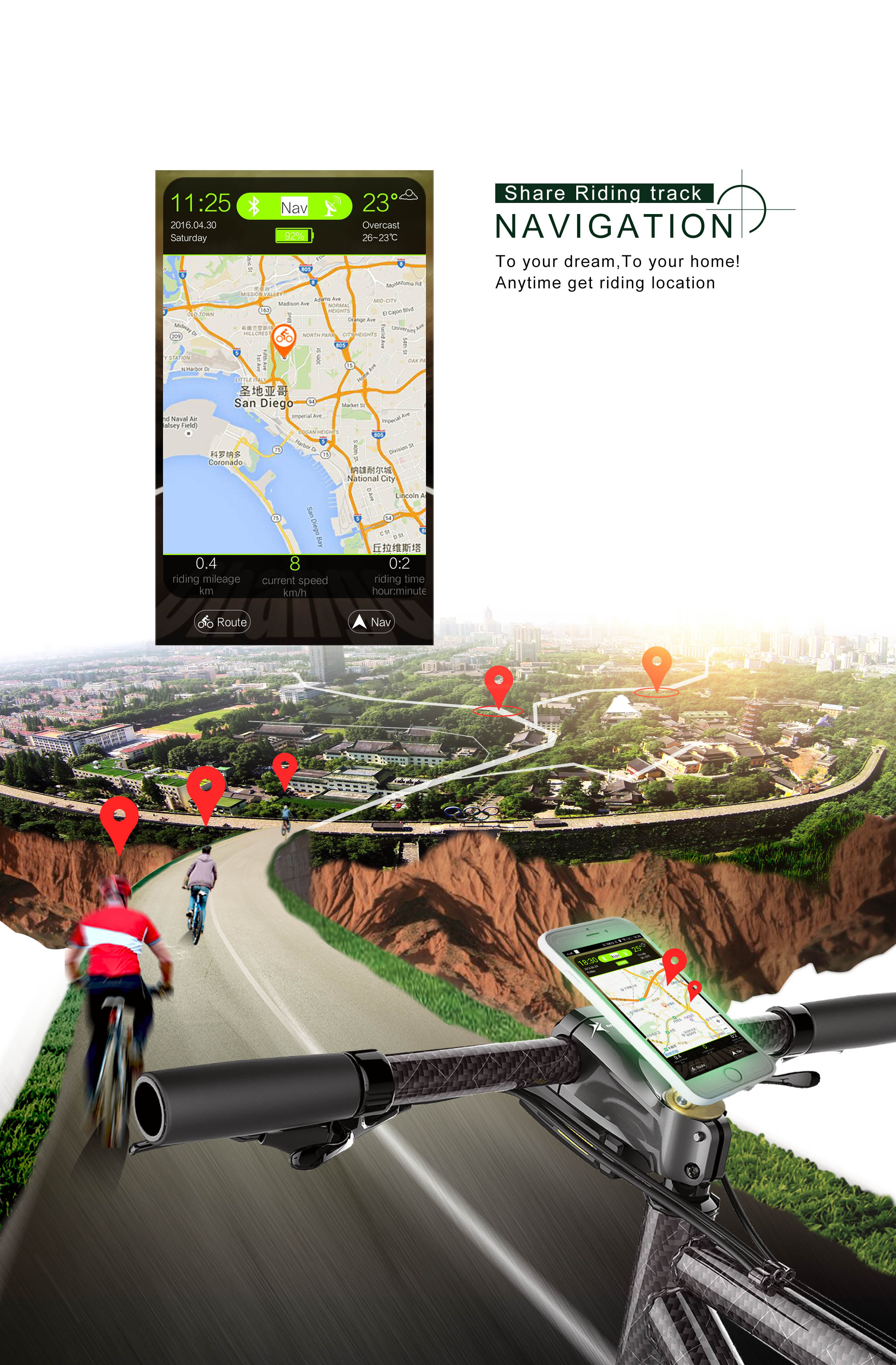 bicycle gps for android