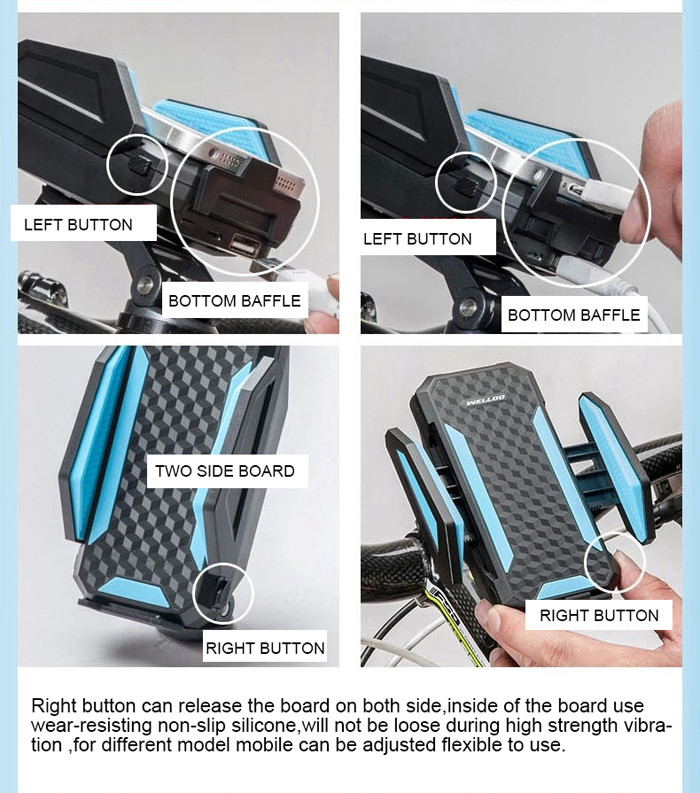 bicycle phone holder charging