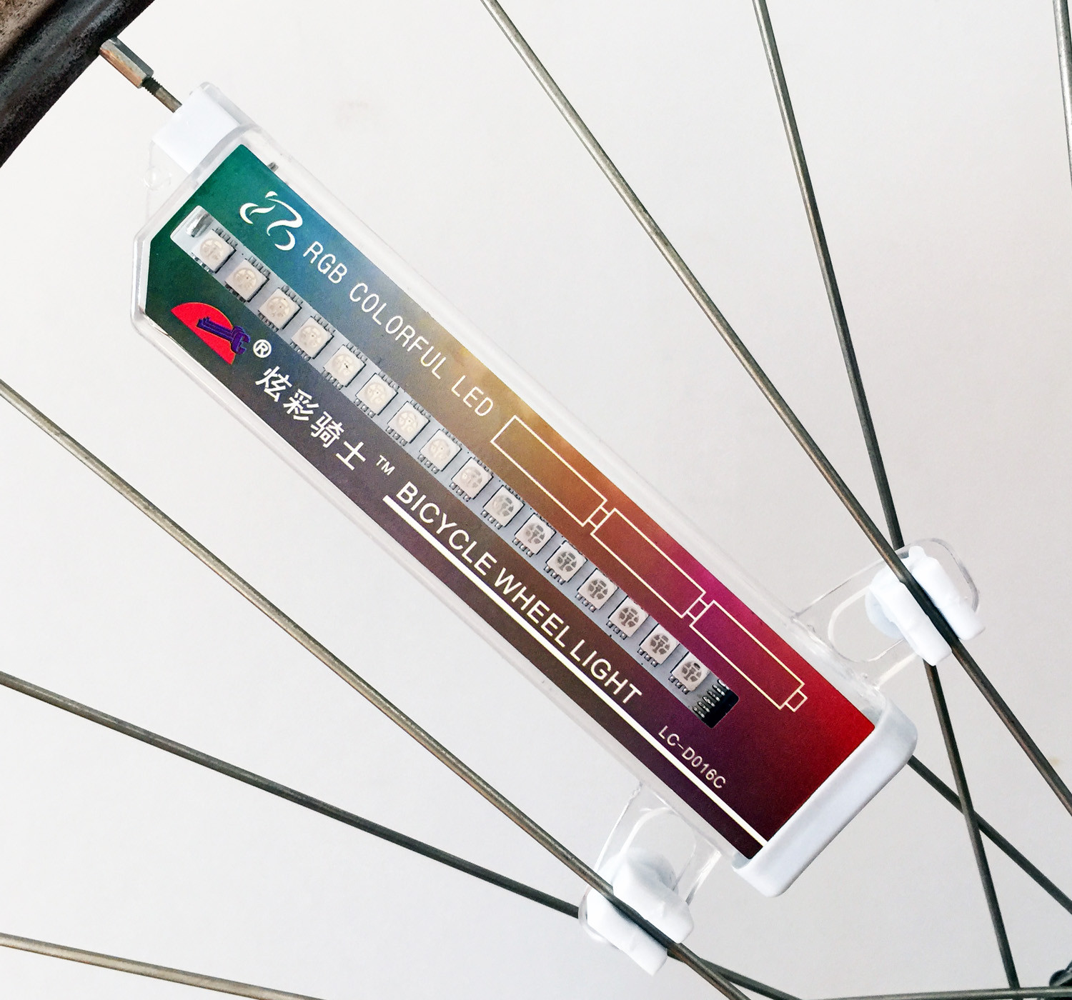 bicycle wheel led light bar