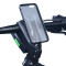 Easy mount aluminum alloy bicycle mobile phone holder
